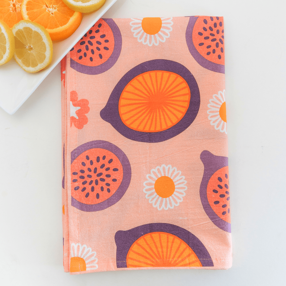 Papaya Kitchen Towel Set of 2 100% Cotton